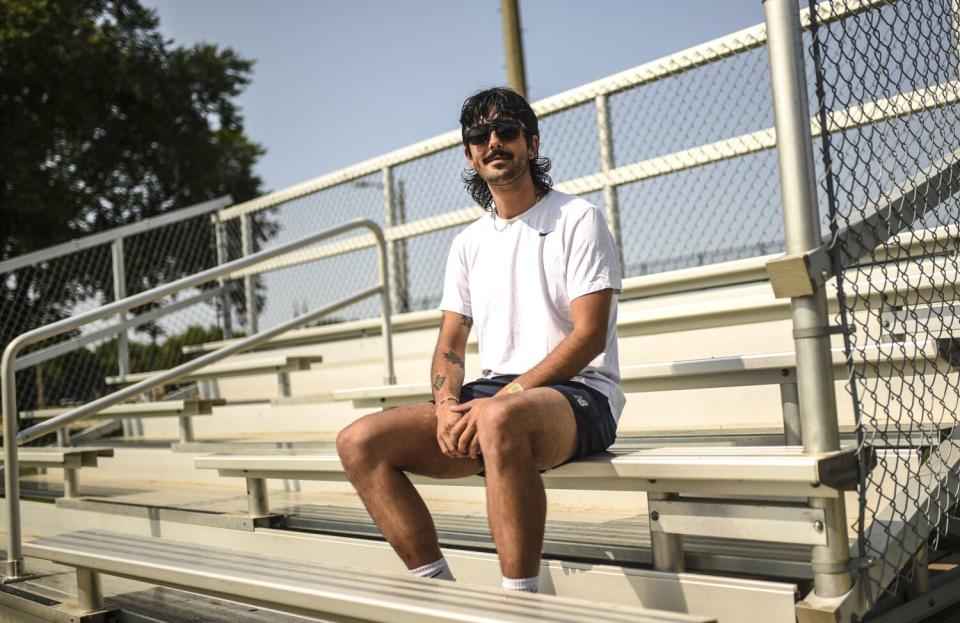 Portrait of Tortugas runner Alex Trevino