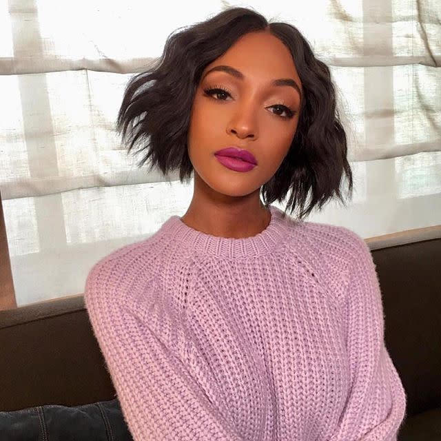 9) Jourdan Dunn's Middle-Parted Bob