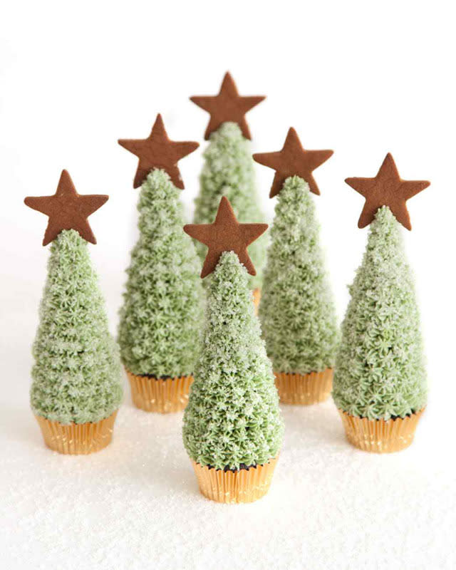 Christmas Tree Cupcakes