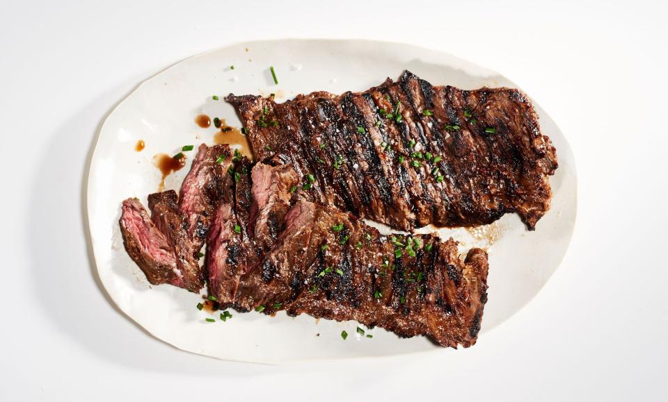 Sweet Onion–Marinated Skirt Steak