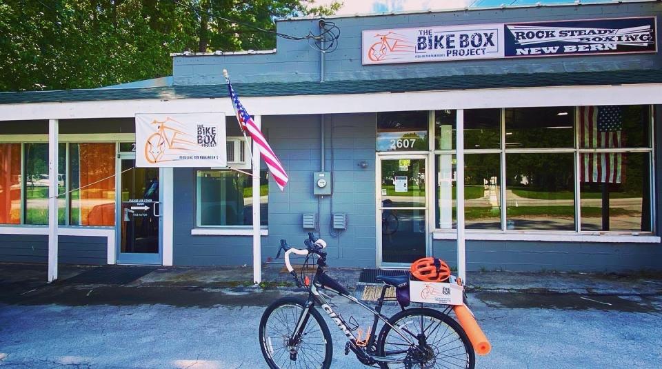 The Bike Box Project has opened a new facility at 2607 Trent Road in New Bern.