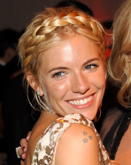 Sienna Miller at the 2007 Golden Globes