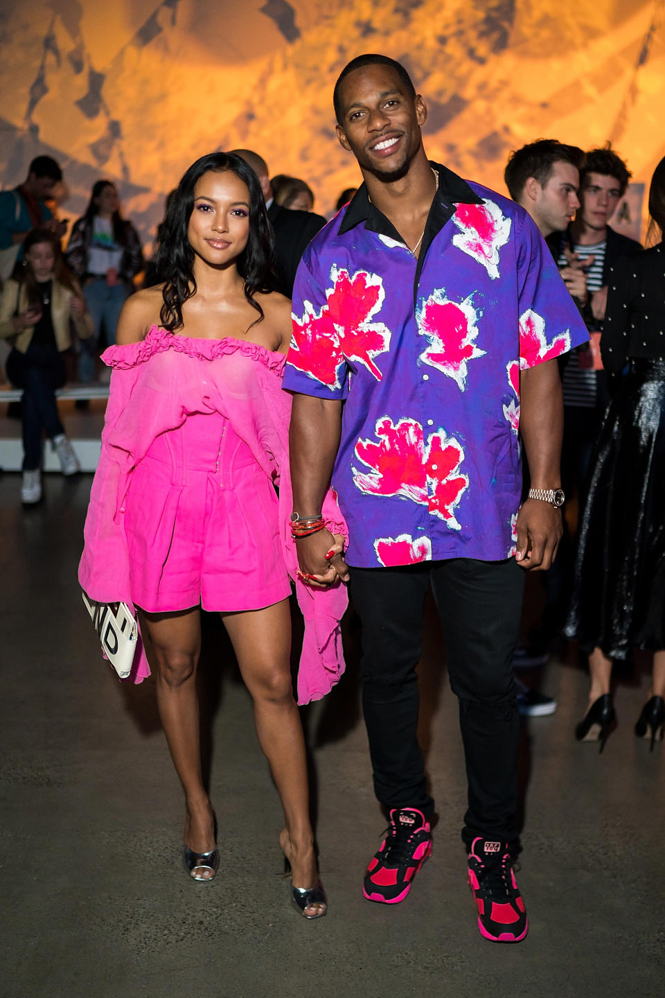 Karrueche Tran and Victor Cruz