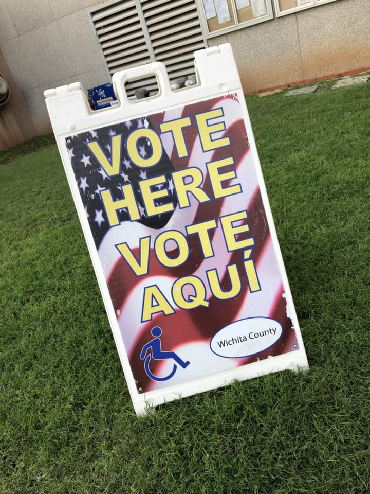 Early voting in Wichita County begins Monday.