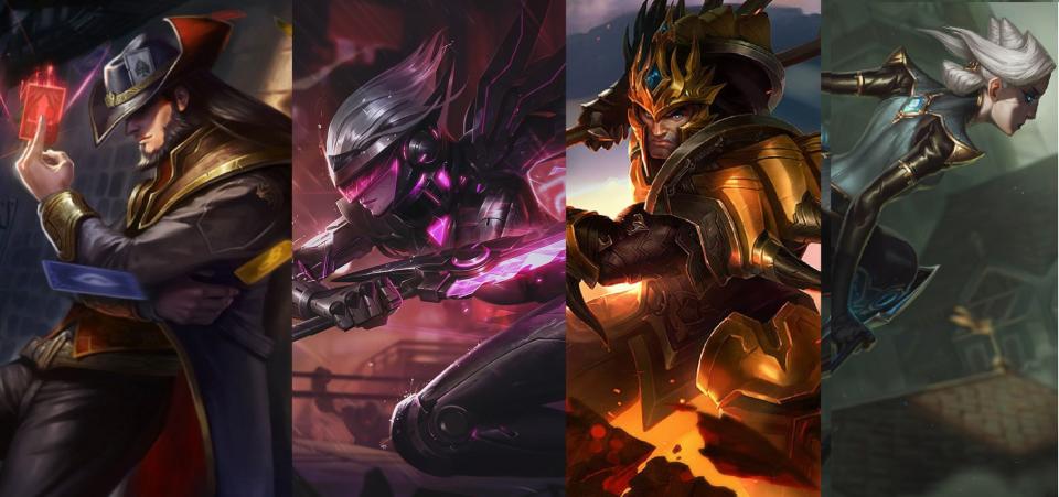 League of Legends: Wild Rift&#39;s patch 2.6a, the game&#39;s last update for 2021, buffs Twisted Fate while nerfing Fiora, Jarvan IV, and Camille. (Photos: Riot Games)