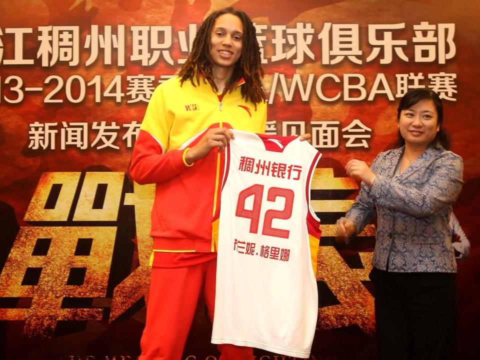 Griner in China.