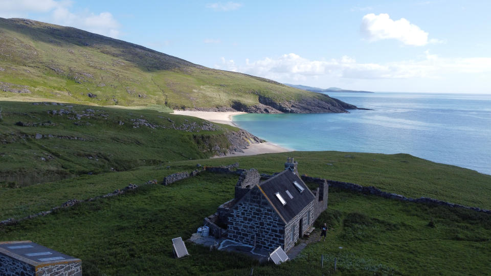 The remote Bishop's Isles archipelago lies 20km south of Barrow in the Outer Hebrides. (National Trust of Scotland/SWNS)