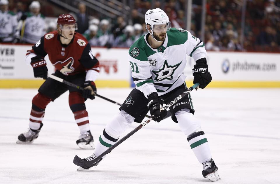 If you’re going to trade someone like Dallas Stars center Tyler Seguin from your fantasy team, open up the bidding and see where it takes you. (AP Photo/Ross D. Franklin)