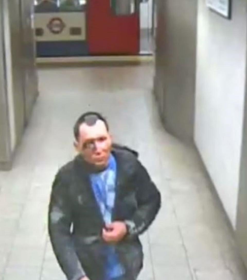 Abdul Ezedi was spotted at King’s Cross station just over 90 minutes after the attack (Metropolitan Police)
