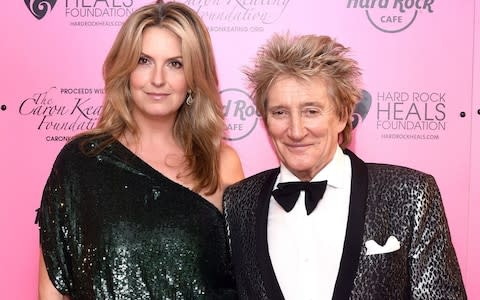 Penny Lancaster and Sir Rod Stewart - Credit: Ian West/PA