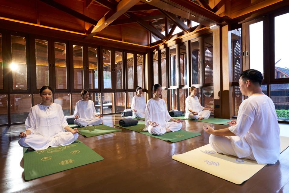 Silent retreats are made up of various activities (Aleenta)