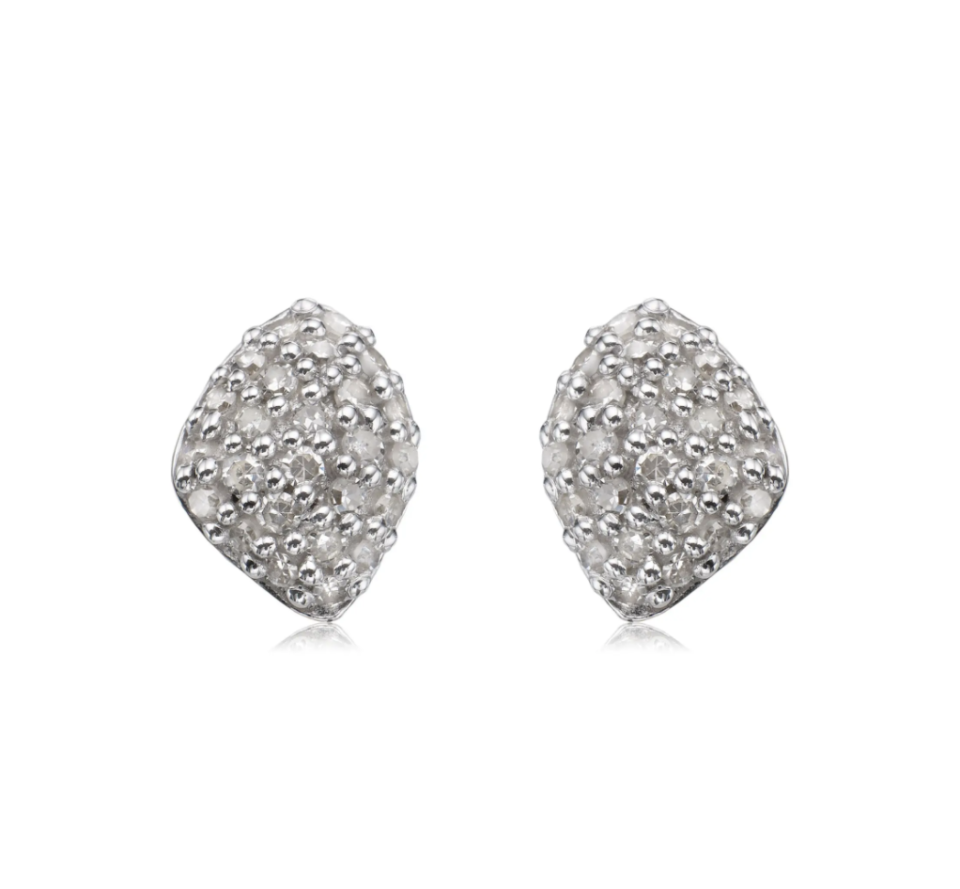 Monica Vinader Nura Mini Diamond Stud Earrings (Photo via Nordstrom)