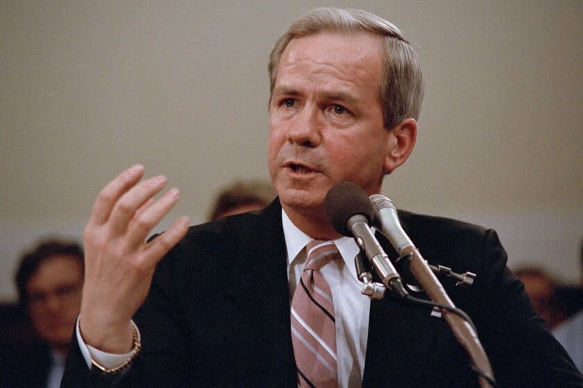 Robert C. McFarlane testifies in 1987.