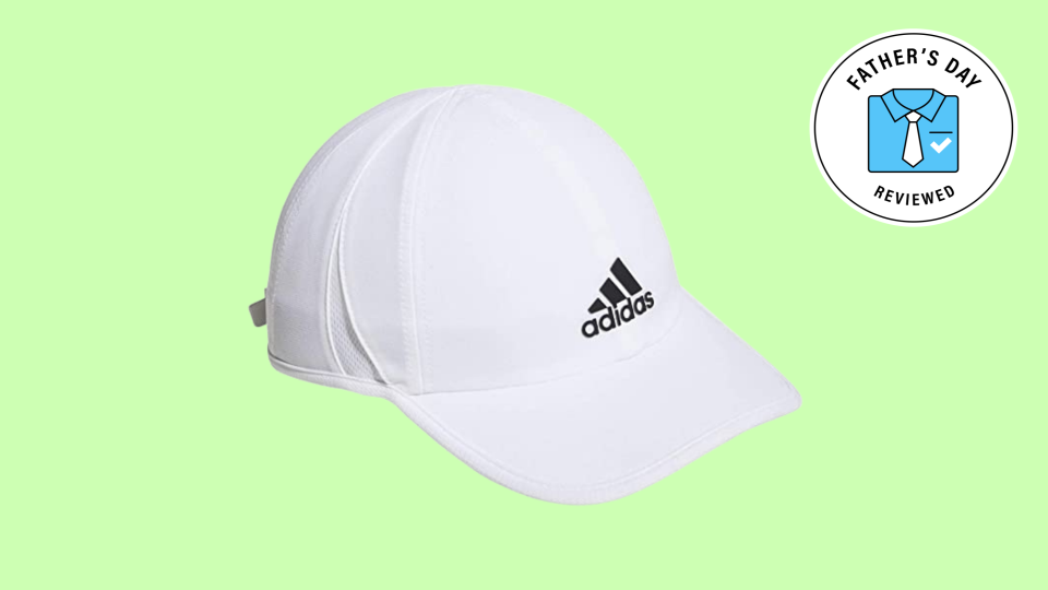 Father’s Day gifts for golf dads: Adidas Men's Superlite Relaxed Fit Performance Hat.