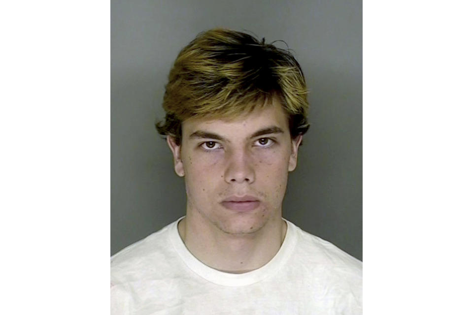 This undated photo released by the Santa Cruz County Sheriff's Office shows Collin Howard, a University of California, Santa Cruz student, who is facing felony charges for allegedly creating an iPhone app he dubbed the Banana Plug to sell illicit drugs. (Santa Cruz County Sheriff's Office via AP)