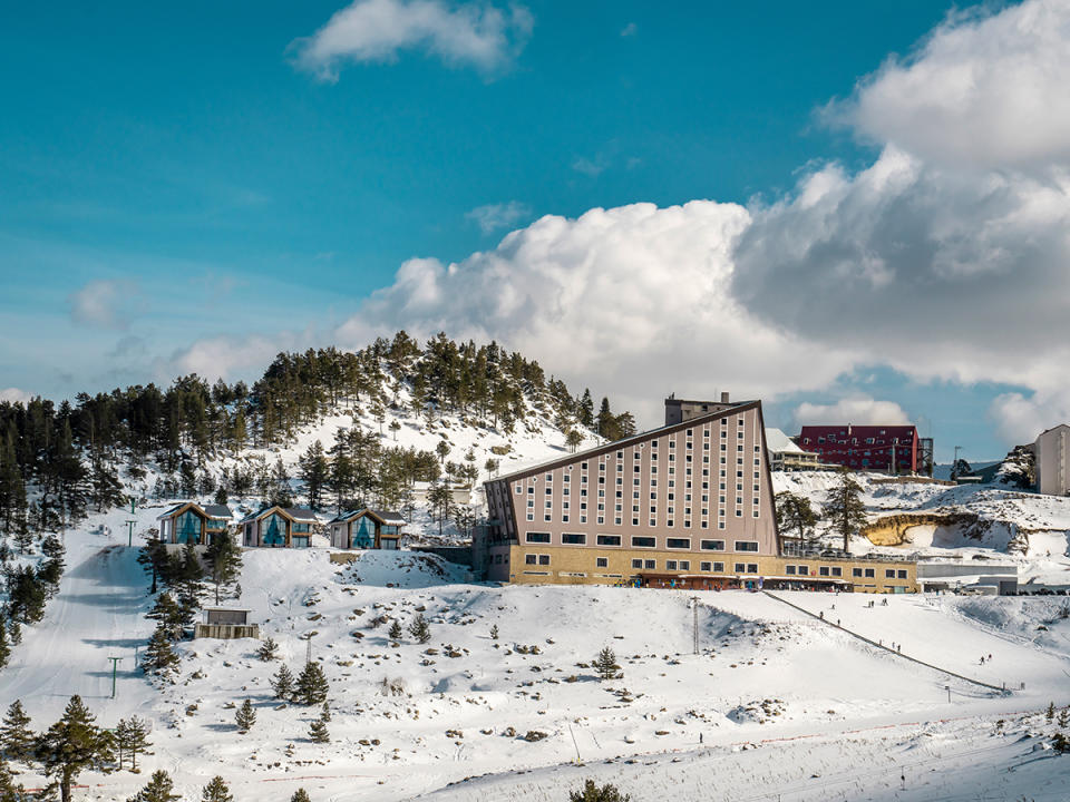 The exterior of Kaya Palazzo Ski & Mountain Resort