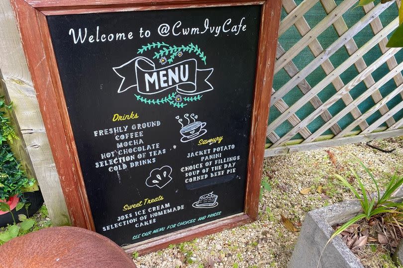 cafe menu