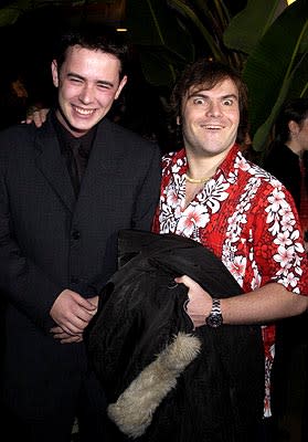 Colin Hanks and Jack Black at the Hollywood premiere of Paramount's Orange County