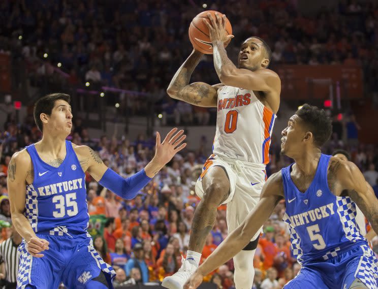 Kasey Hill and Florida comprehensively beat Kentucky Saturday. (AP)