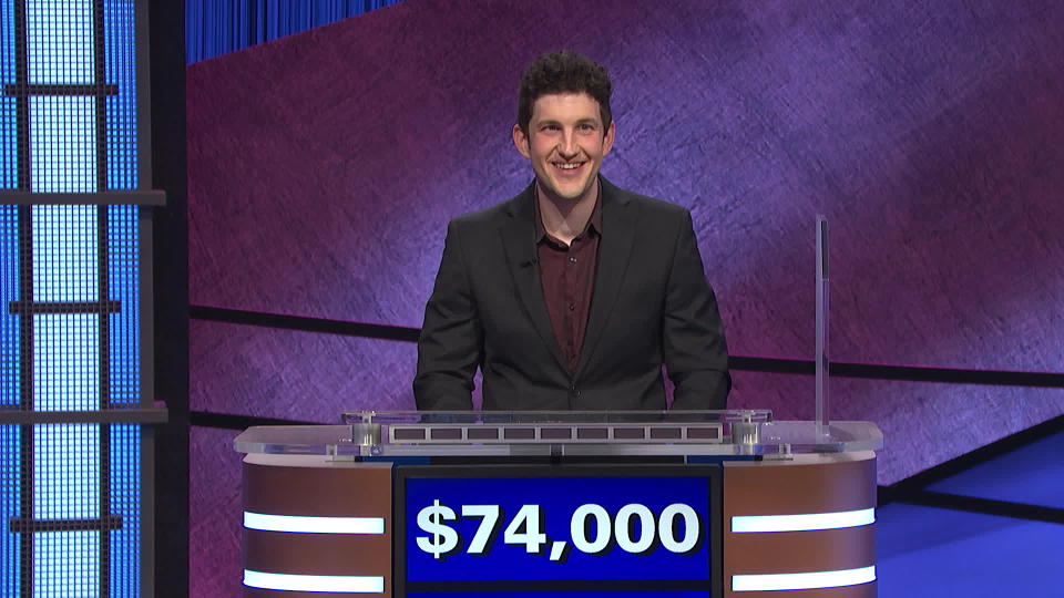 This "Jeopardy!" contestant is on a seven-game winning streak that already has him among the game show's Hall of Fame. Who is Matt Amodio?