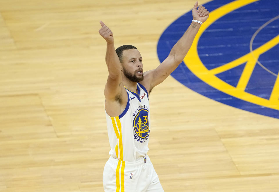 金州勇士後衛Stephen Curry。 (Photo by Thearon W. Henderson/Getty Images)