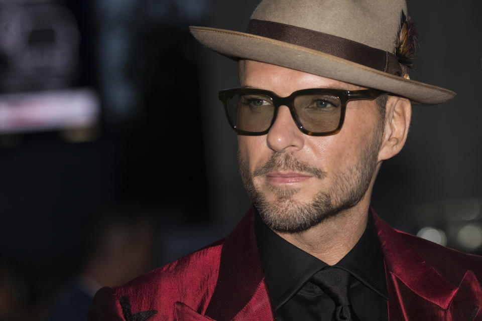 Musician Matt Goss of Bros poses for photographers upon arrival at the premiere of the film 'After The Screaming Stops' showing as part of the BFI London Film Festival in London, Wednesday, Oct. 17, 2018. (Photo by Vianney Le Caer/Invision/AP)