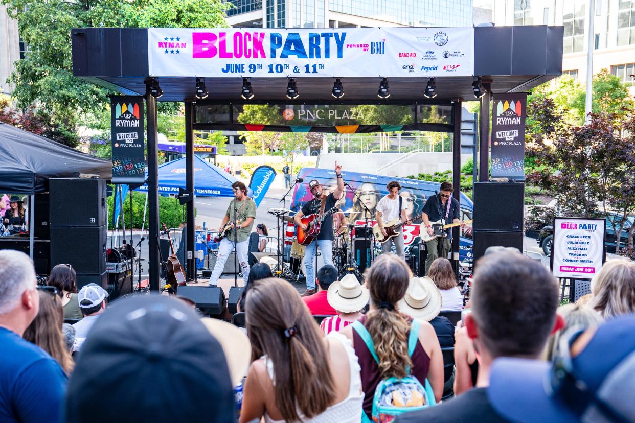 Ryman Block Party powered by BMI takes place during CMA Festival outside the Ryman Auditorium on June 10, 2022, in Nashville, Tennessee.