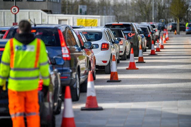 Thousands of residents took part in the previous surge testing (Ben Birchall/PA)