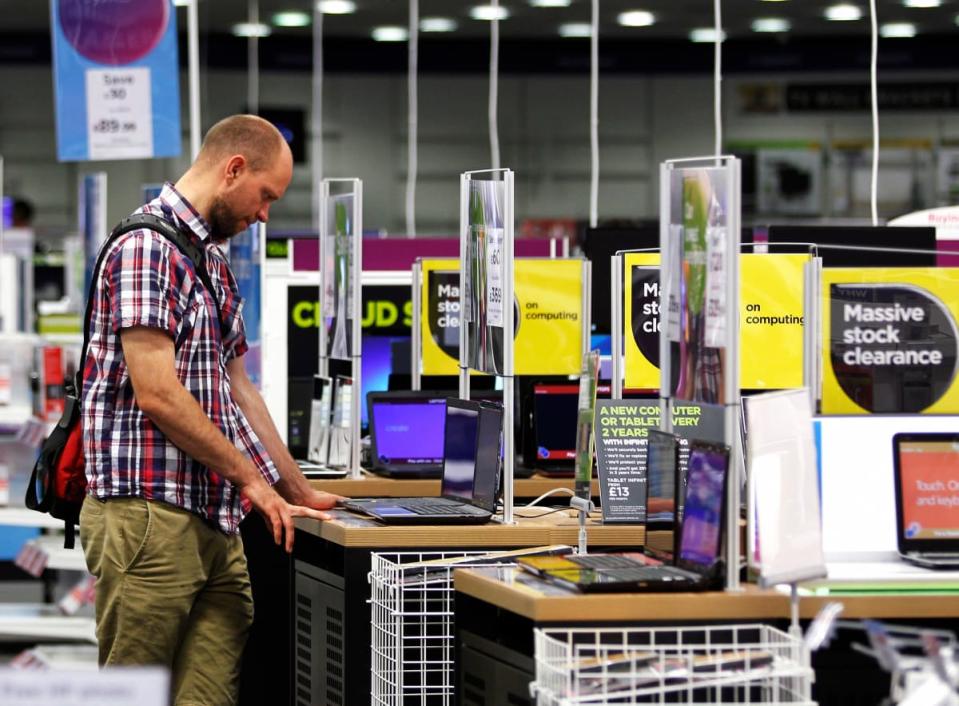 Inside A Dixons Retail Plc Consumer Electronics Store Ahead of Results