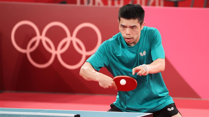 東京奧運中華桌球代表隊選手莊智淵。（資料圖／體育署提供）