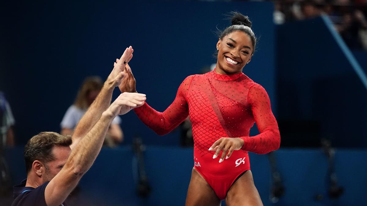 Simone Biles ‘ecstatic’ after victory in vault completes Paris gold hat