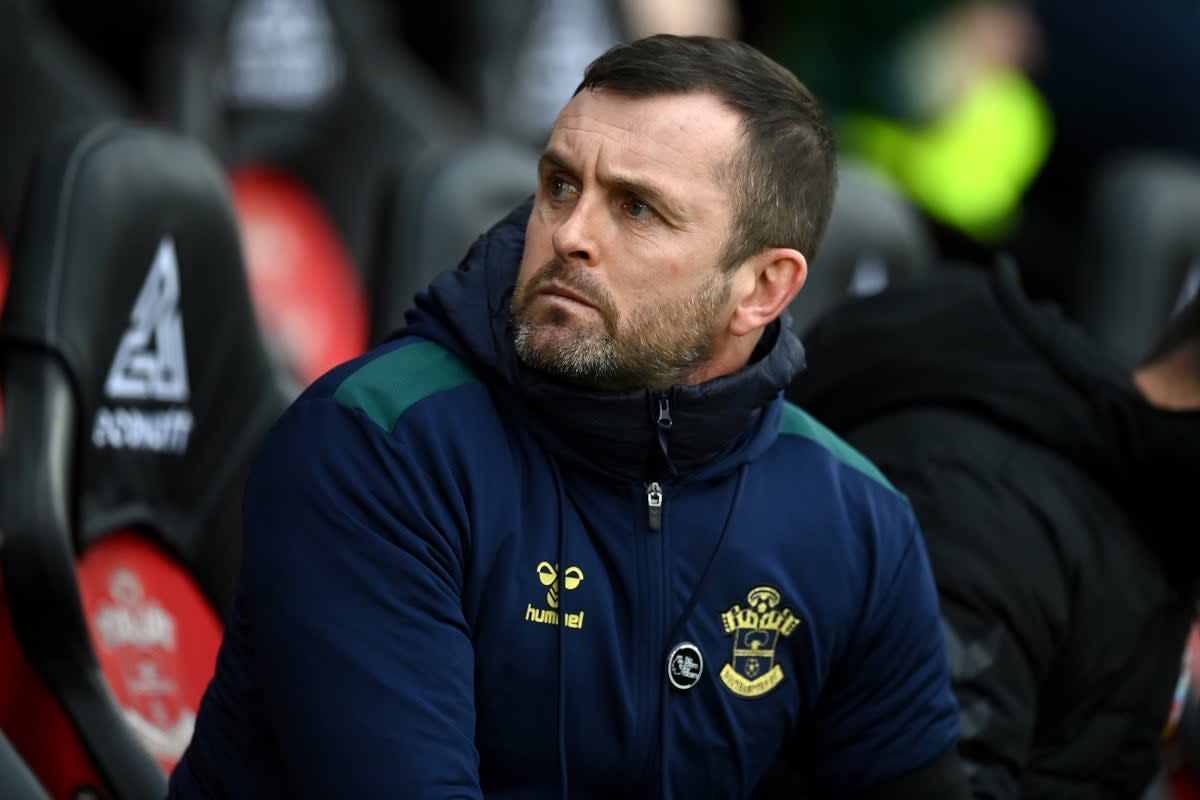 Nathan Jones looks on as Southampton face Wolves (Getty Images)