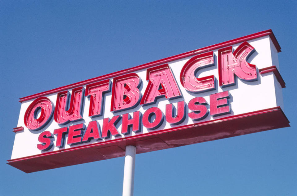 outback steakhouse sign