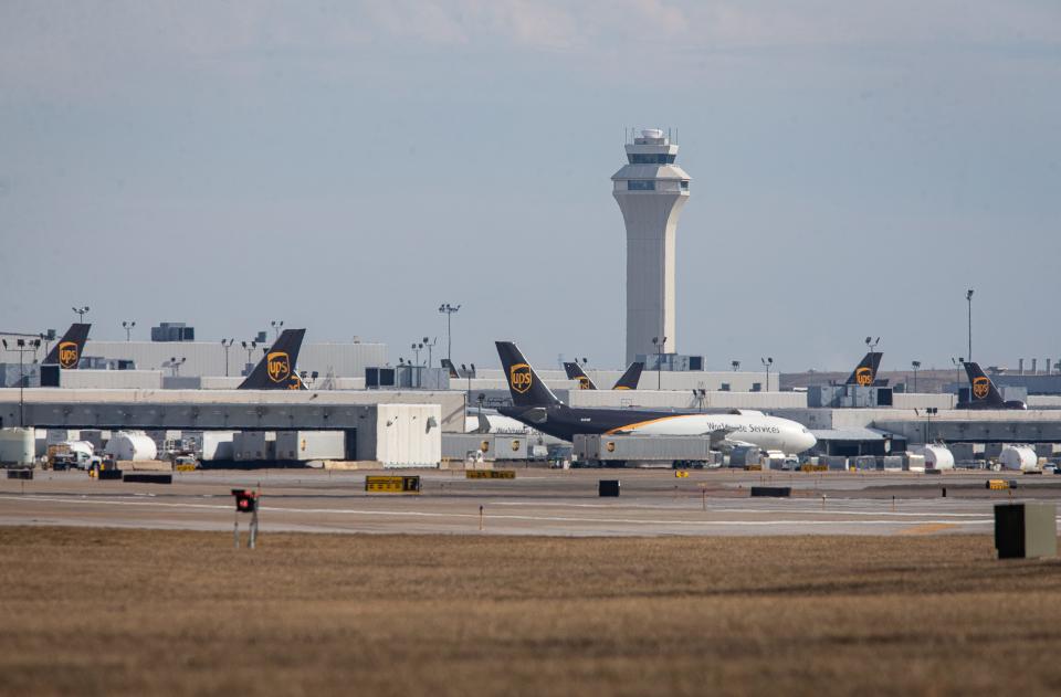 UPS Worldport Air Hub in Louisville, Ky. Feb. 9, 2024