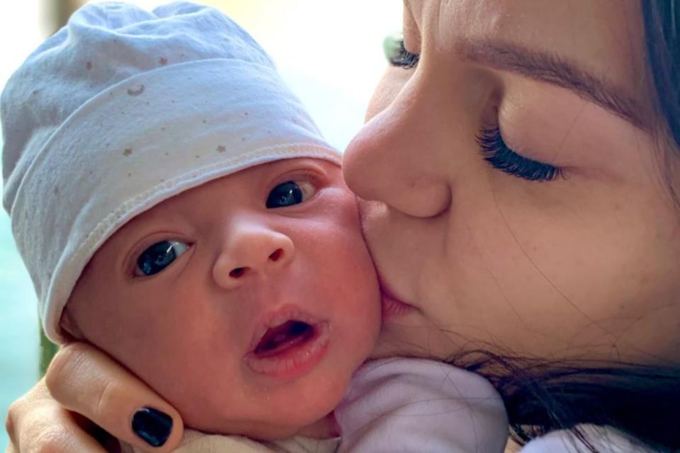 <p>Jessie J Instagram</p> Jesse J and her son