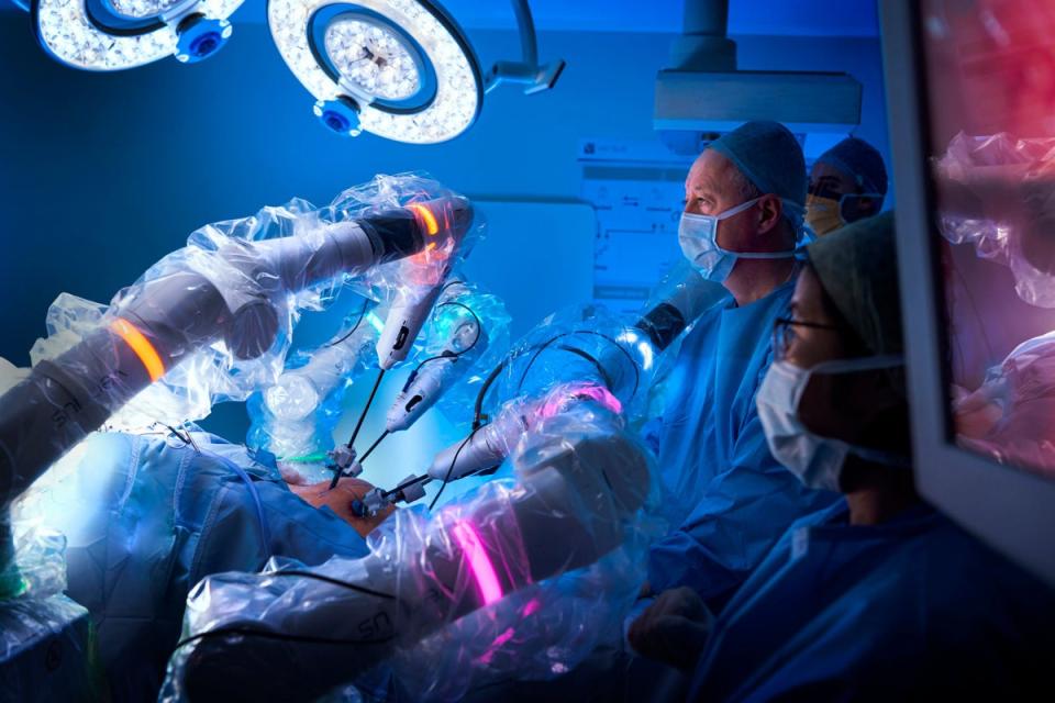 Robotic surgery is one of the areas of advancement when it comes to cancer treatment (PA Media)