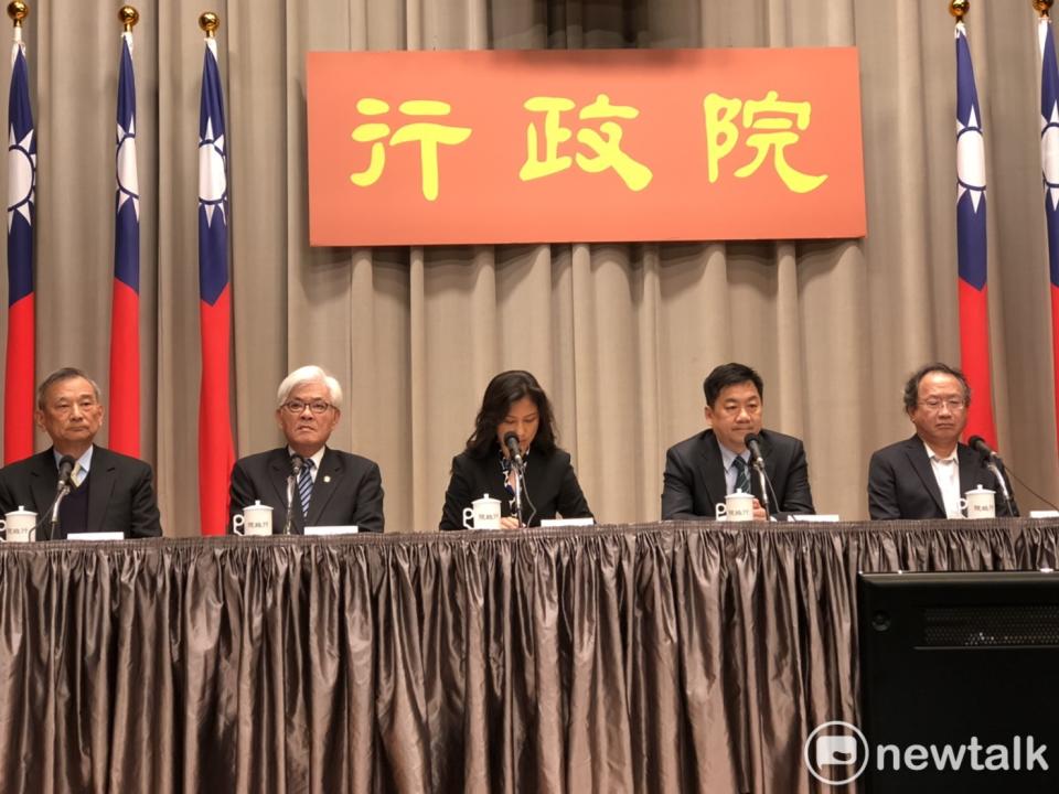 行政院會後記者會。   圖：謝莉慧/攝