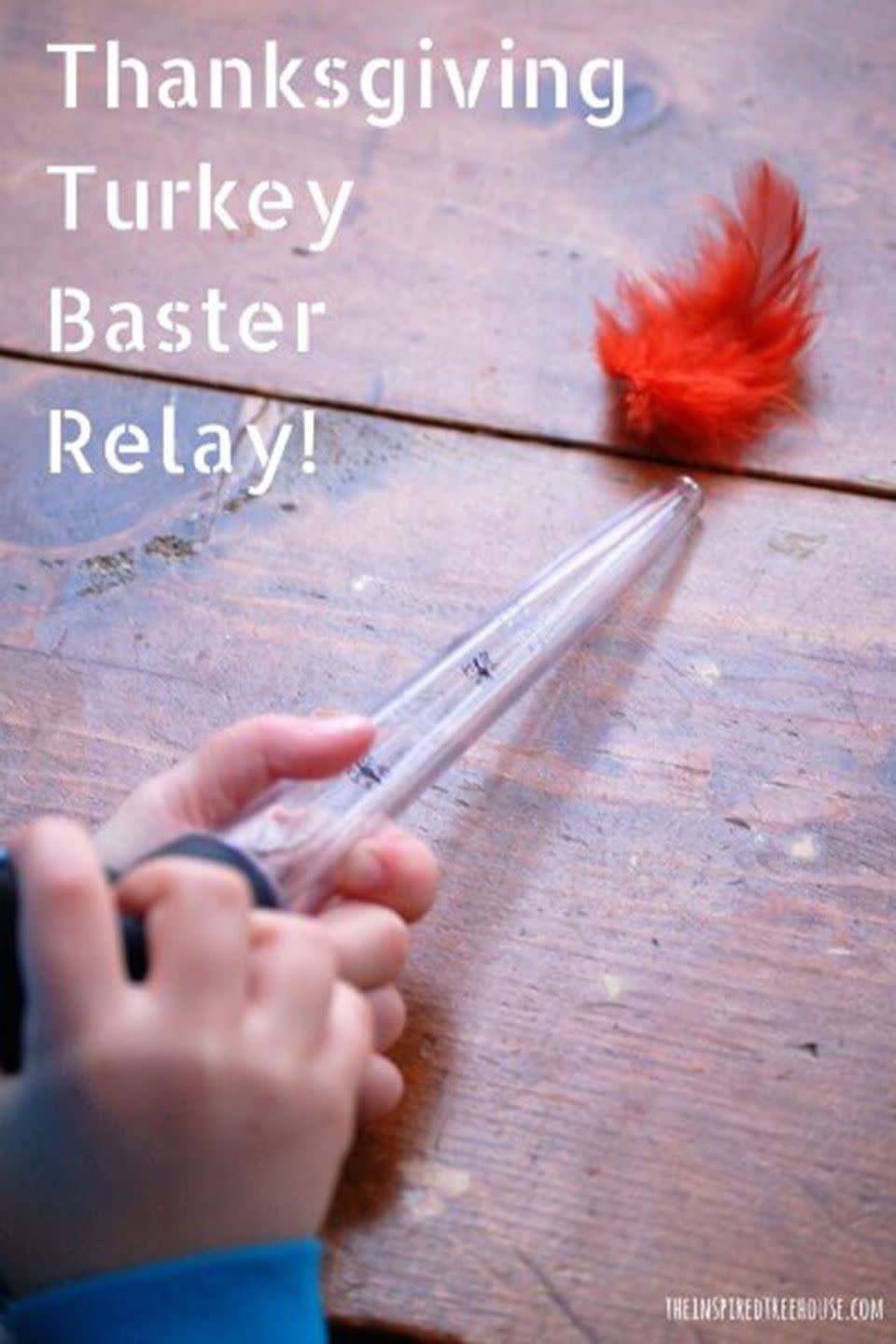 36) Thanksgiving Turkey Baster Relay