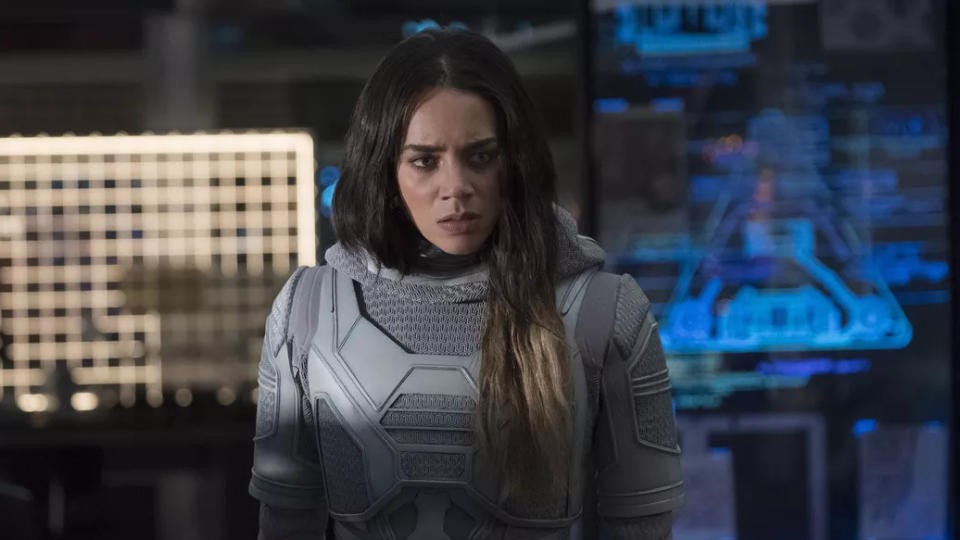 Hannah John-Kamen portrayed Ghost in Marvel blockbuster 'Ant-Man and the Wasp'. (Credit: Marvel)