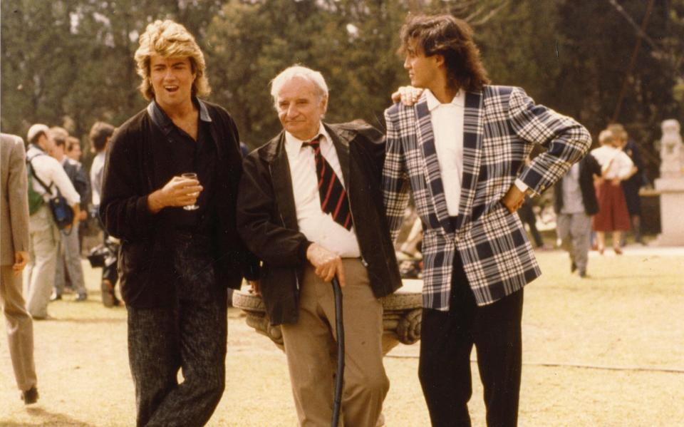 George Michael, Lindsay Anderson and Andrew Ridgeley pictured in China - Lindsay Anderson Archive