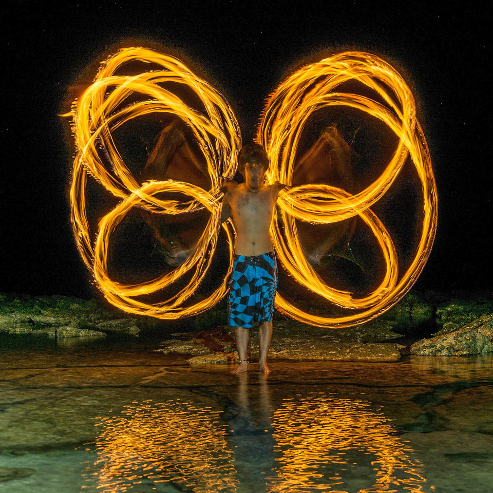 Fire dancer