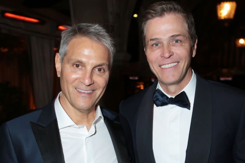 Ari Emanuel and Patrick Whitesell at the WME Golden Globe Post Party in 2019