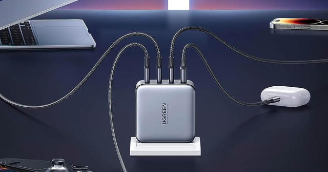 Cargador USB-C para ordenador portátil, 100W