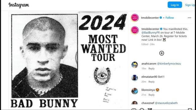 Get tickets to Bad Bunny 2024 'Most Wanted Tour