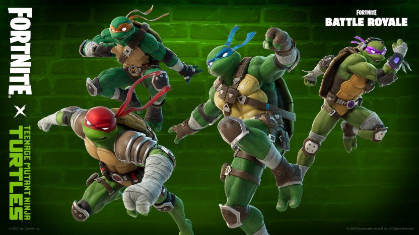 Las Tortugas Ninja ya están disponibles en Fortnite