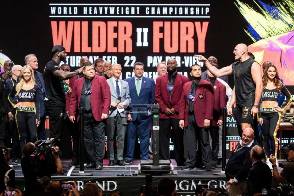 Deontay Wilder and Tyson Fury