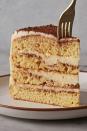 <p>It’s hard not to love a creamy, light slice of <a href="https://www.delish.com/cooking/recipe-ideas/recipes/a58091/easy-tiramisu-recipe/" rel="nofollow noopener" target="_blank" data-ylk="slk:tiramisu" class="link ">tiramisu</a>, but we <em>especially</em> love it in cake form. Whether you’re looking for a slightly more approachable take on the Italian classic, or are just a tiramisu fanatic looking for a clever twist, this recipe will be perfect for celebrating the tiramisu lover in your life. </p><p>Get the <strong><a href="https://www.delish.com/cooking/recipe-ideas/a29359451/tiramisu-cake-recipe/" rel="nofollow noopener" target="_blank" data-ylk="slk:Tiramisu Cake recipe" class="link ">Tiramisu Cake recipe</a></strong>. </p>