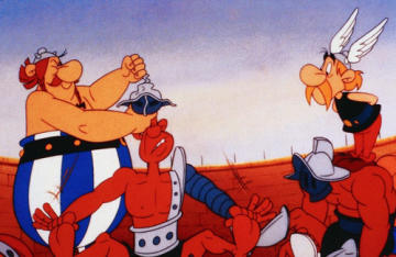 Szene aus dem Film "Asterix - Sieg über Cäsar" (Bild: ddp images)