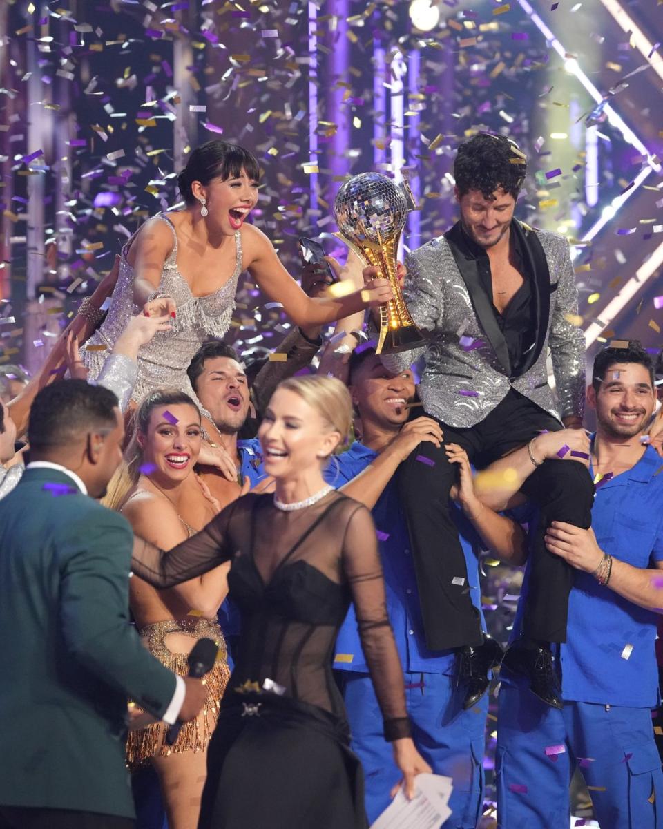 xochitl gomez and val chmerkovskiy, dancing with the stars 2023 final
