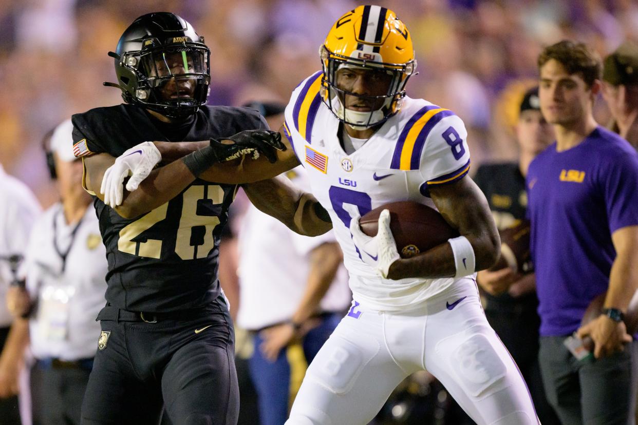 LSU wide receiver Malik Nabers is expected to be a top-10 pick. Could he be selected by Chicago to team up with Caleb Williams?
